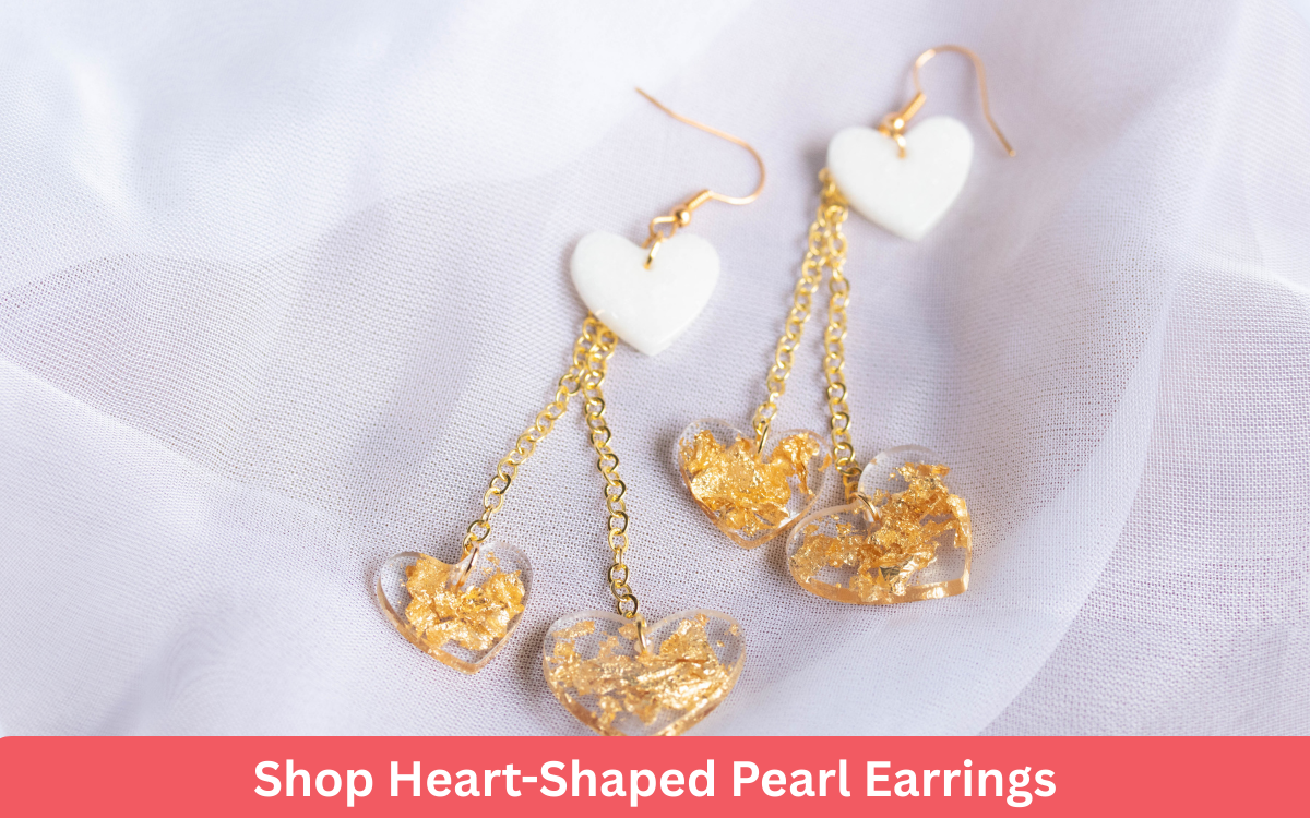 Shop Heart-Shaped Pearl Earrings