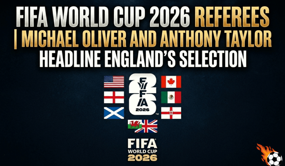FIFA Confirms World Cup 2026 Referees Elite Match Officials Selected for Historic Tournament